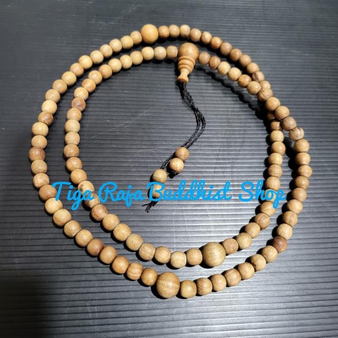 Kalung Japamala (Tasbih Buddhist) Kayu Cendana 108 Butir