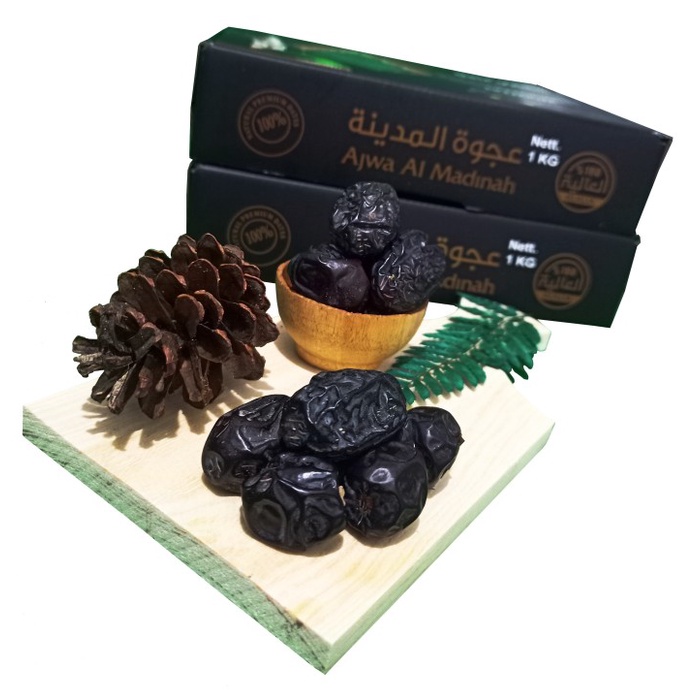 

✨NEW✨ -Kurma Ajwa al-Madina 1kg Premium / Kurma nabi / Kurma Ajwa Original- 2.2.23