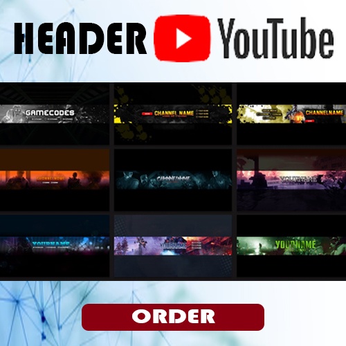 Jasa Desain Banner dan Header Youtube - Jasa Desain Grafis