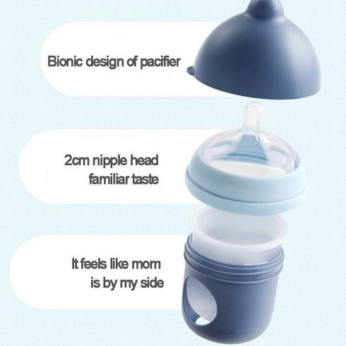 KUB COOL SILICONE BABY BOTTLE 240ML