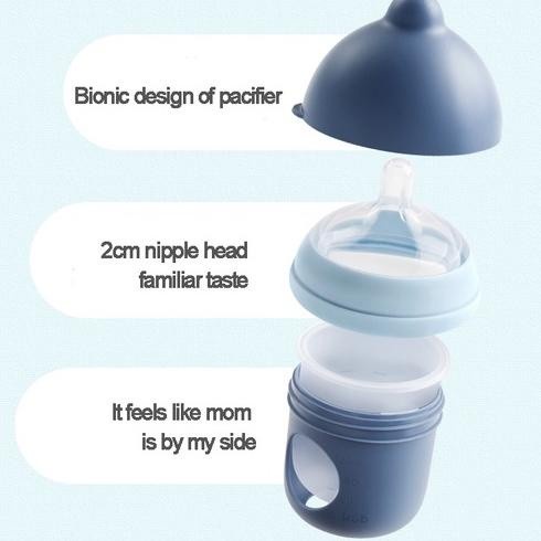 KUB COOL SILICONE BABY BOTTLE 240ML