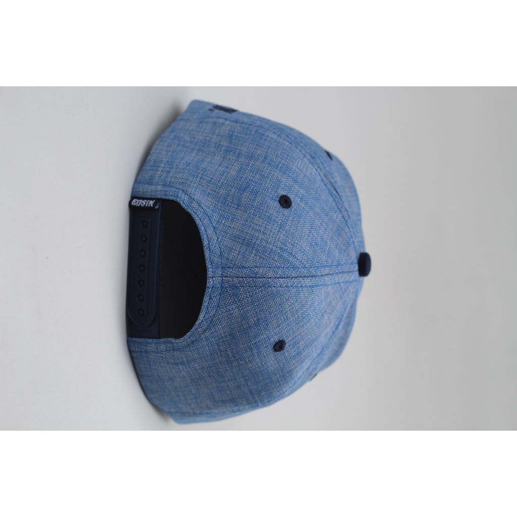 Eddostyn Topi Snapback Premium Distro Unisex Biru Kombinasi