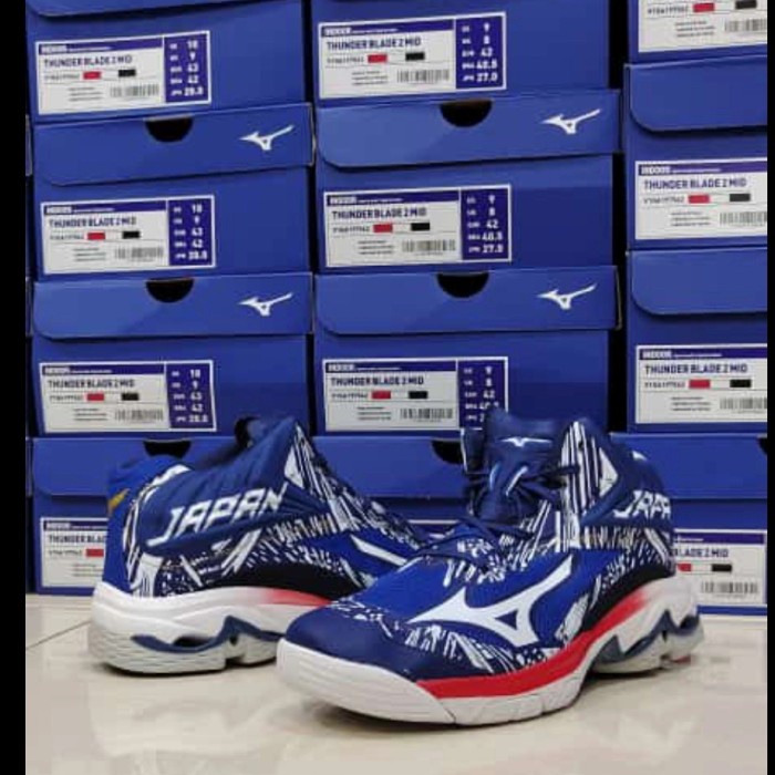 {MentariStore} Mizuno wlz6 Japan sepatu voli - 40 Limited