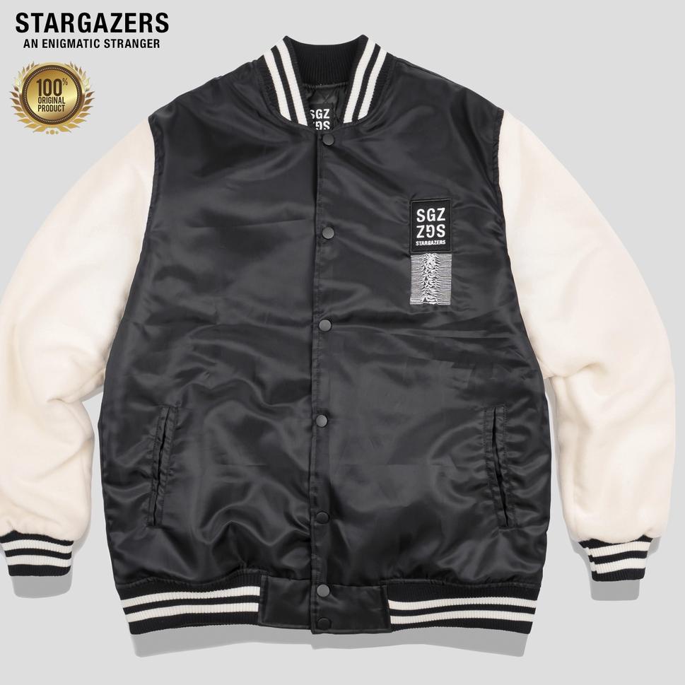 Stargazers Arcane Varsity Jacket Black (KODE D8905)