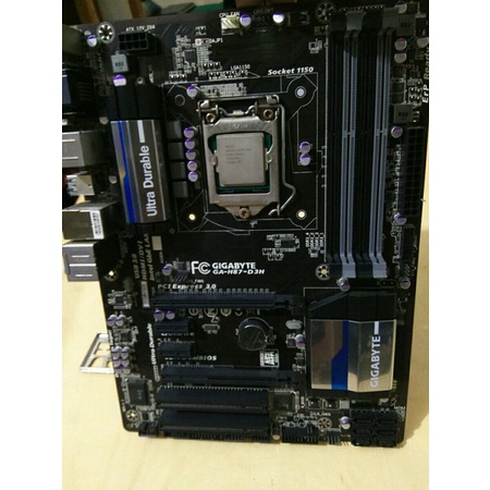 Motherboard Pc Gaming Merk Gigabyte H87 D3H Sepaket Prosesor Intel Core I7 4790 3.60 Ghz Gen 4