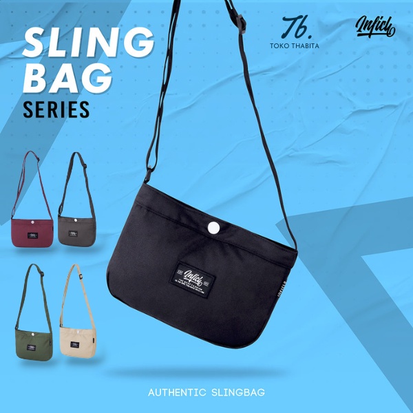 Tas Selempang Bahu Pria Kasual Sling Bag