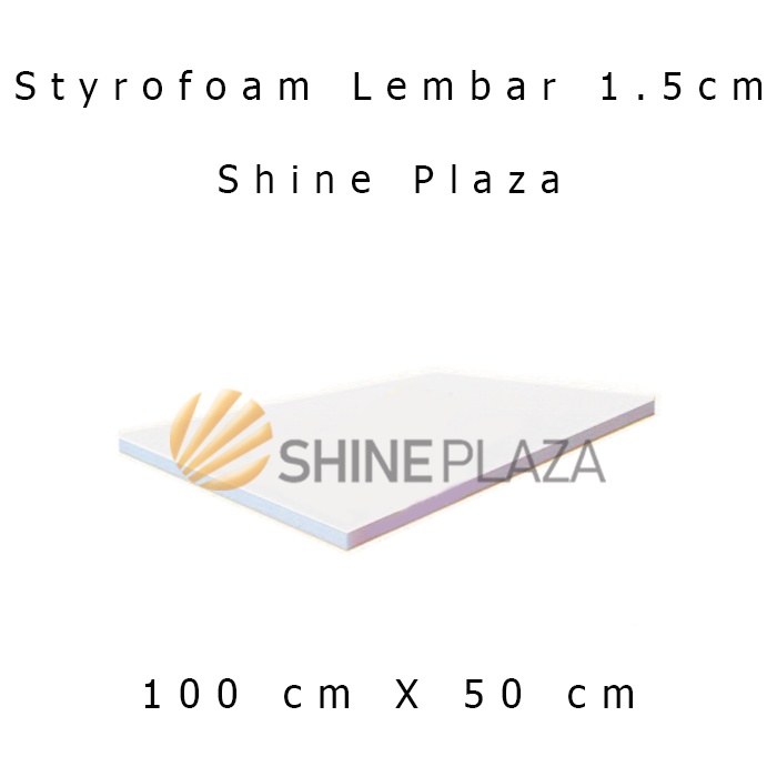 

Styrofoam 1.5cm Lembaran - Stereofoam 1,5cm - Gabus 1.5 cm - Khusus Gosend
