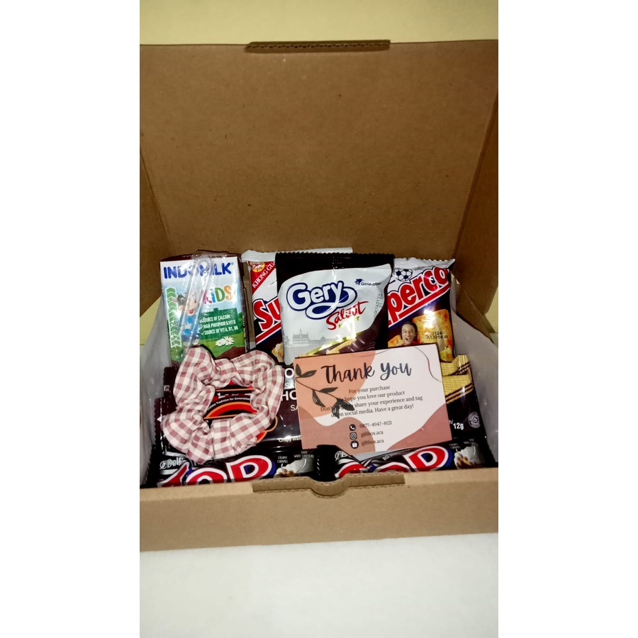 

[READY STOCK] Snack Box warna coklat