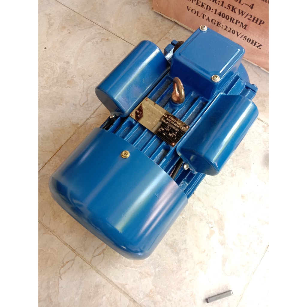 Dinamo General 2 hp 1 Phase 1400 rpm Elektromotor Maestro 2hp 1phase