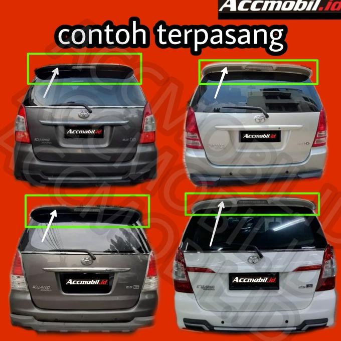 Spoiler Kijang Innova Plastic Dengan Lampu