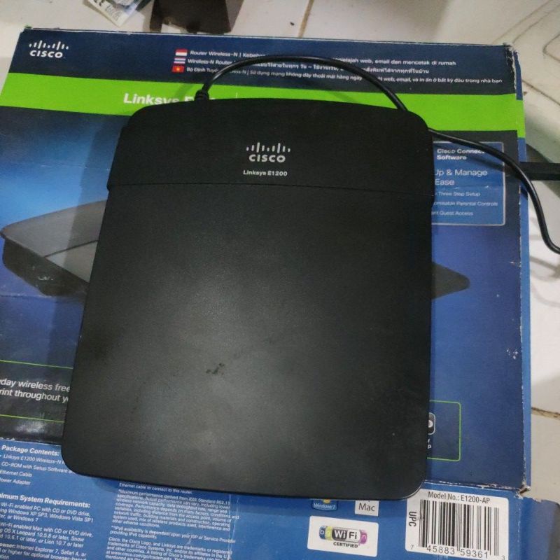 modem router Cisco Linksys E1200