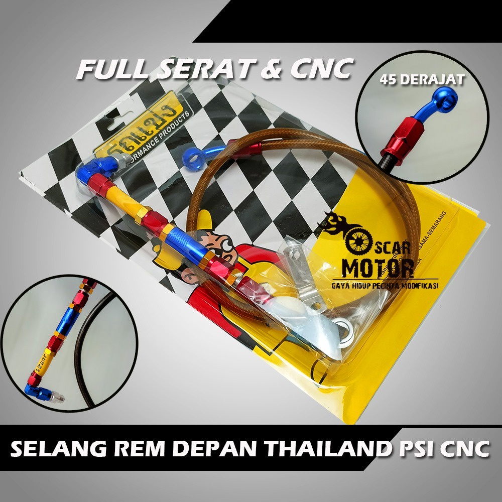 SELANG REM THAILAND SERAT 90CM PSI CNC FULL NEW