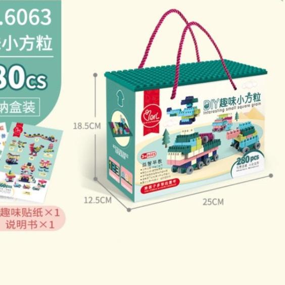 ▲ Mainan Edukasi Anak Bricks Balok  Set DIY Susun Balok ♬