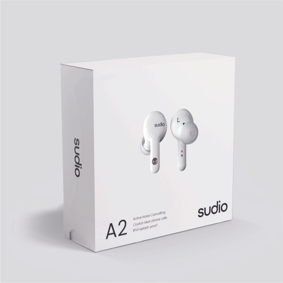 Sudio A2 TWS - in-Ear Active Noise Cancelling True Wireless GARANSI RESMI | Earbud Earphone