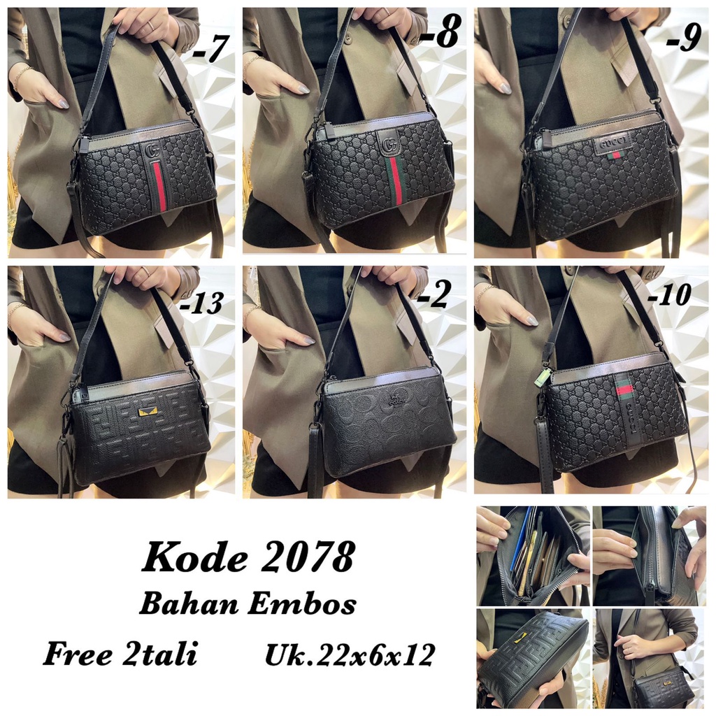 Tas Selempang 2Tali Import Kode 2078