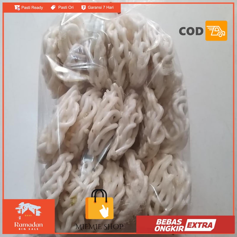 

Kerupuk putih bulat kecil