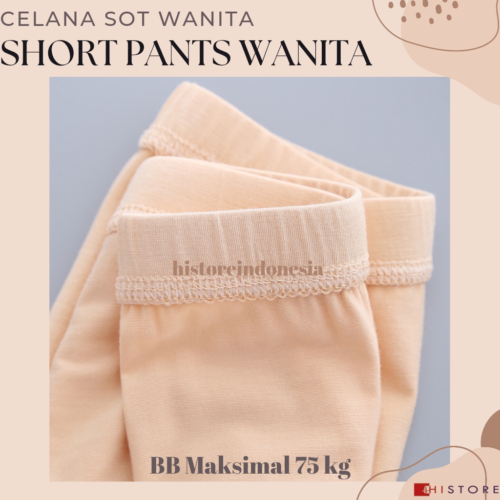 [HI] Short Pants Wanita Seamless Fit 251 Celana Pendek Ketat CD BB Maksimal 75 kg