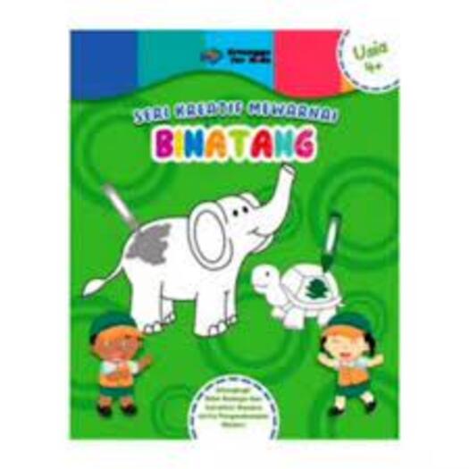 Erlangga For Kids - Seri Kreatif Mewarnai Tematik Binatang