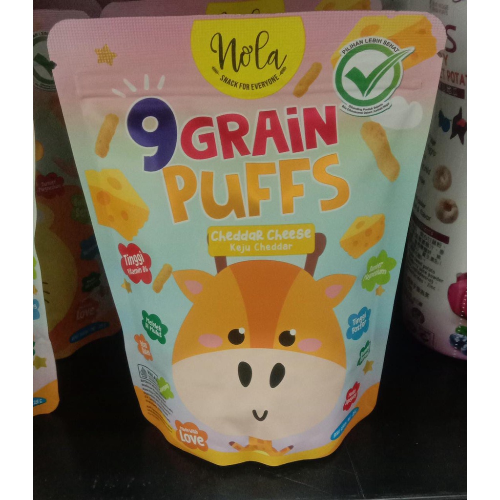 

Nola 9grain puff cheddar chees