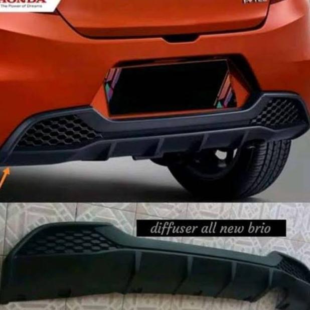 Diffuser Brio Rs 2019 Spoiler Bumper Belakang All New Brio
