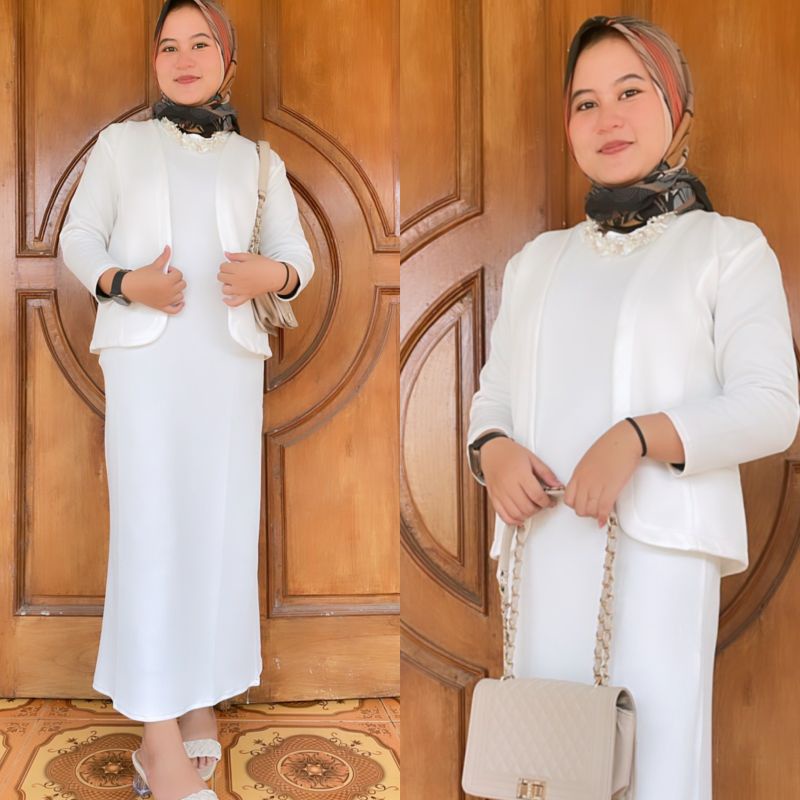 NABILA SET BLAZER INER KNIT