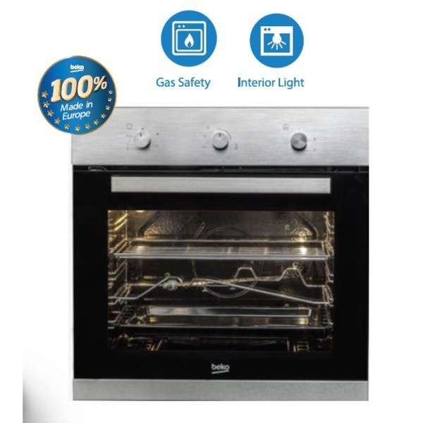 Beko Oven Gas Tanam 66L BIGT22102X ORIGINAL