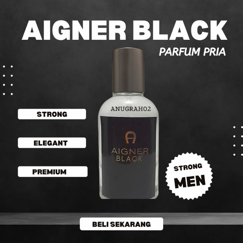 Parfum pria Aigner black - minyak wangi LELOBO