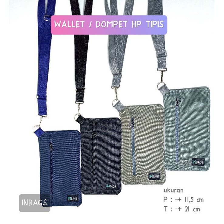 INBAGS TAS / DOMPET KALUNG HP TIPIS