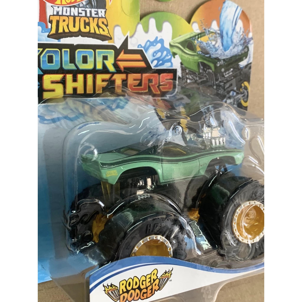 Hotwheels Monster Trucks Color Shifters Rodger Dodger