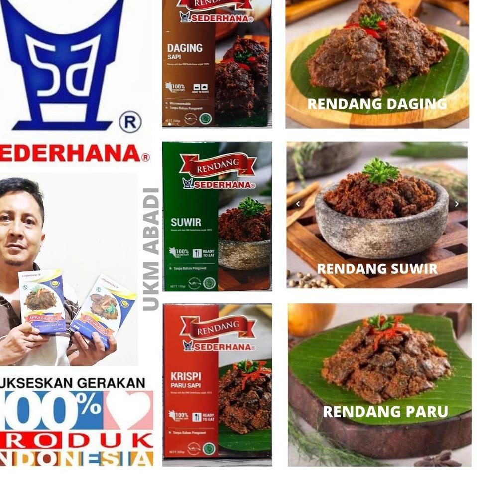 

❄ Rendang Daging Sapi RM Sederhana Halal ♛