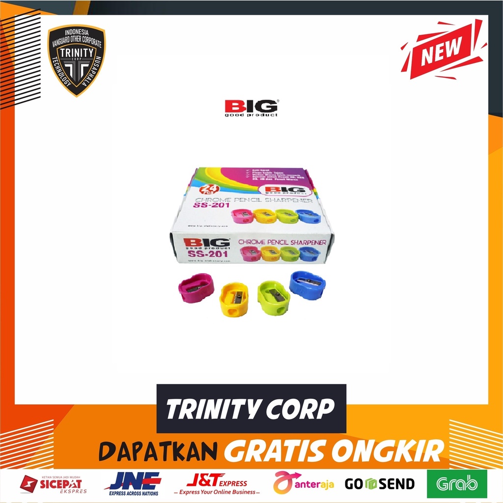 

Rautan / Orotan / Serutan Pensil BIG Model Oval RSS-201 Per Pack