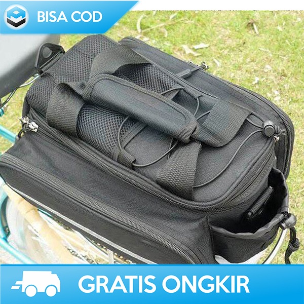 BICYCLE BAG CARRIER TAS SEPEDA 8L POLIYESTER HIGH QUALITY WATERPROOF