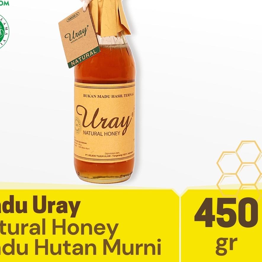 

❄ Uray Natural Honey 450gr - Murni - Hutan Asli ✩
