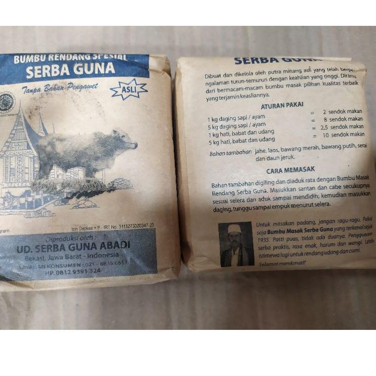 

★ Bumbu Rendang spesial serba guna 250gram isi 4 bungkus 1kg/Bumbu instan ➳
