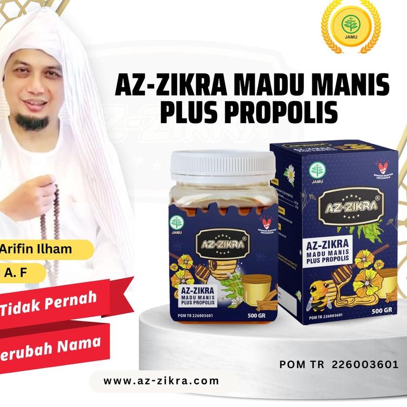 

☛ Azzikra / Az-Zikra Hutan Super 500 gram Asli / Manis Plus Propolis ▼