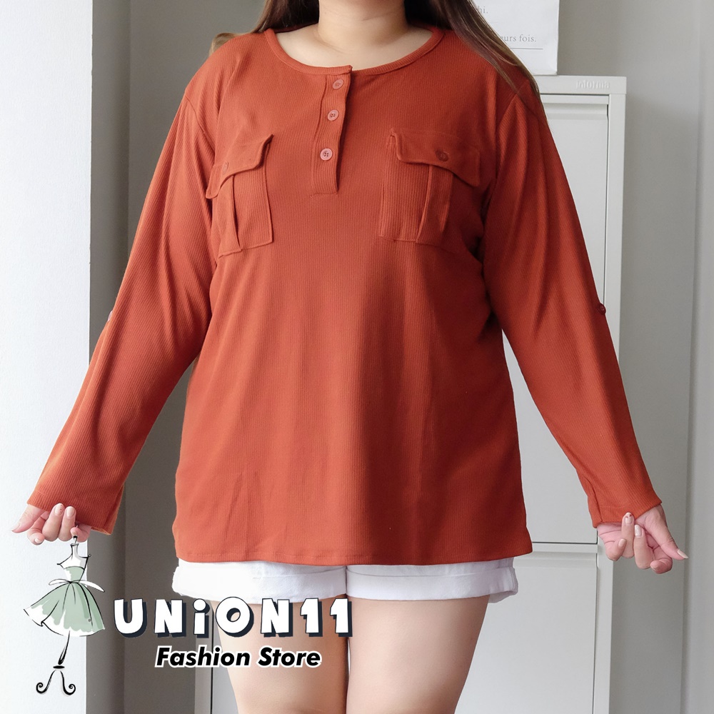 UNION11 - ATASAN JUMBO WANITA LD 120 / BAJU JUMBO WANITA / BAJU KERJA WANITA BIGSIZE / BLOUSE JUMBO WANITA / ATASAN JUMBO XXXL WANITA SANTANA