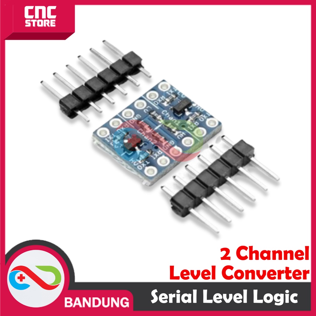 2 CHANNEL I2C SPI TTL SERIAL LOGIC LEVEL CONVERTER 3.3V 5V TTL