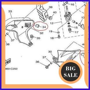 HARGA SATUAN KARET GROMMET PIPIH UNTUK AIR SCOOP YAMAHA SCORPIO STEKO TANGKI KOTAK. ORI ORIGINAL YAM