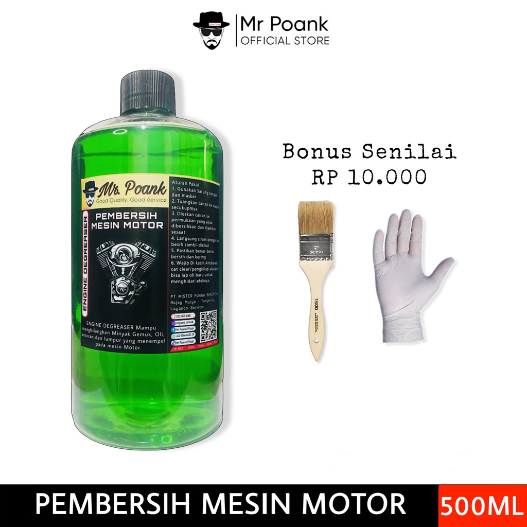 CAIRAN PEMBERSIH MESIN MOTOR PALING AMPUH MEMBERSIHKAN KERAK BEKAS OLI KARAT GARANSI ORIGINAL MR POA