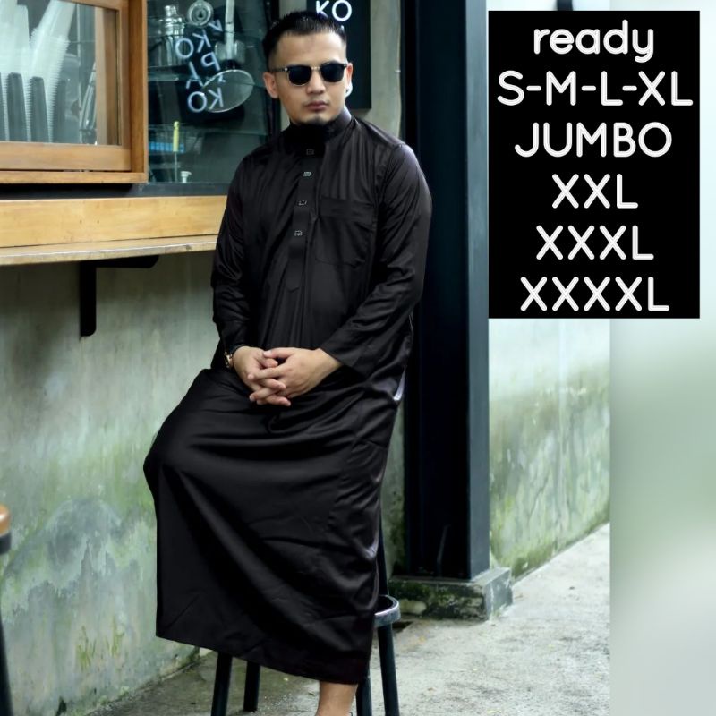 Jubah Platinum Al Amwa Ukuran Jumbo - Gamis Jumbo Platinum Al Amwa