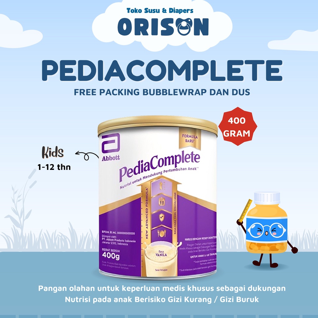 PEDIACOMPLETE VANILA 400GR | PEDIASURE COMPLETE VANILA 400GR