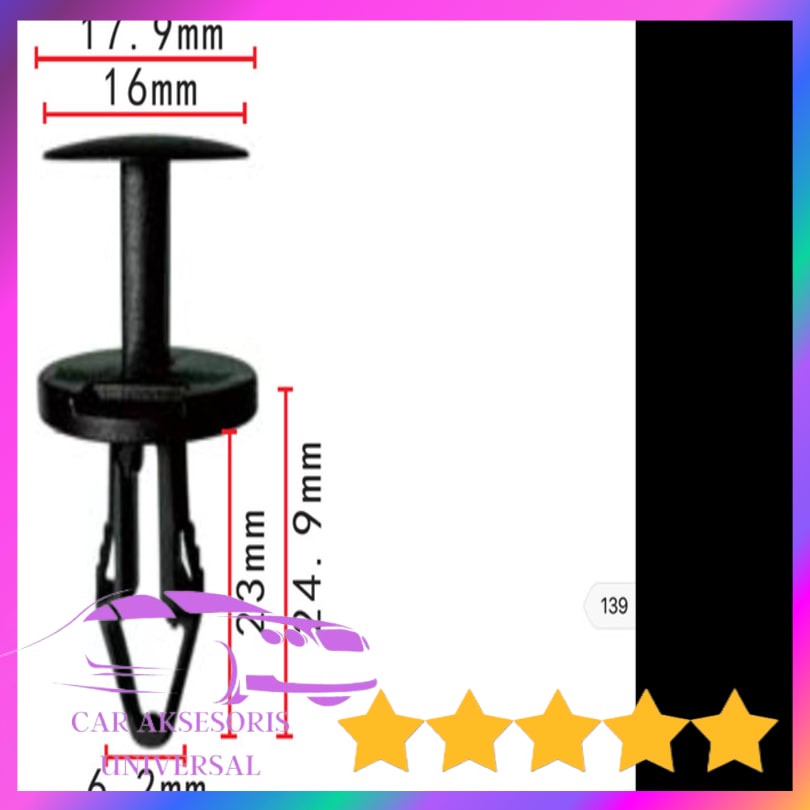 KANCING KLIP CENGKEH MOBIL FORD ( SLSX )