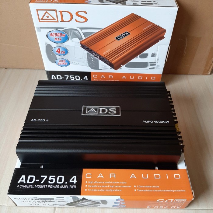 Terlaris Power Ads Ad 750.4 Amplifier Ads Ad 750.4