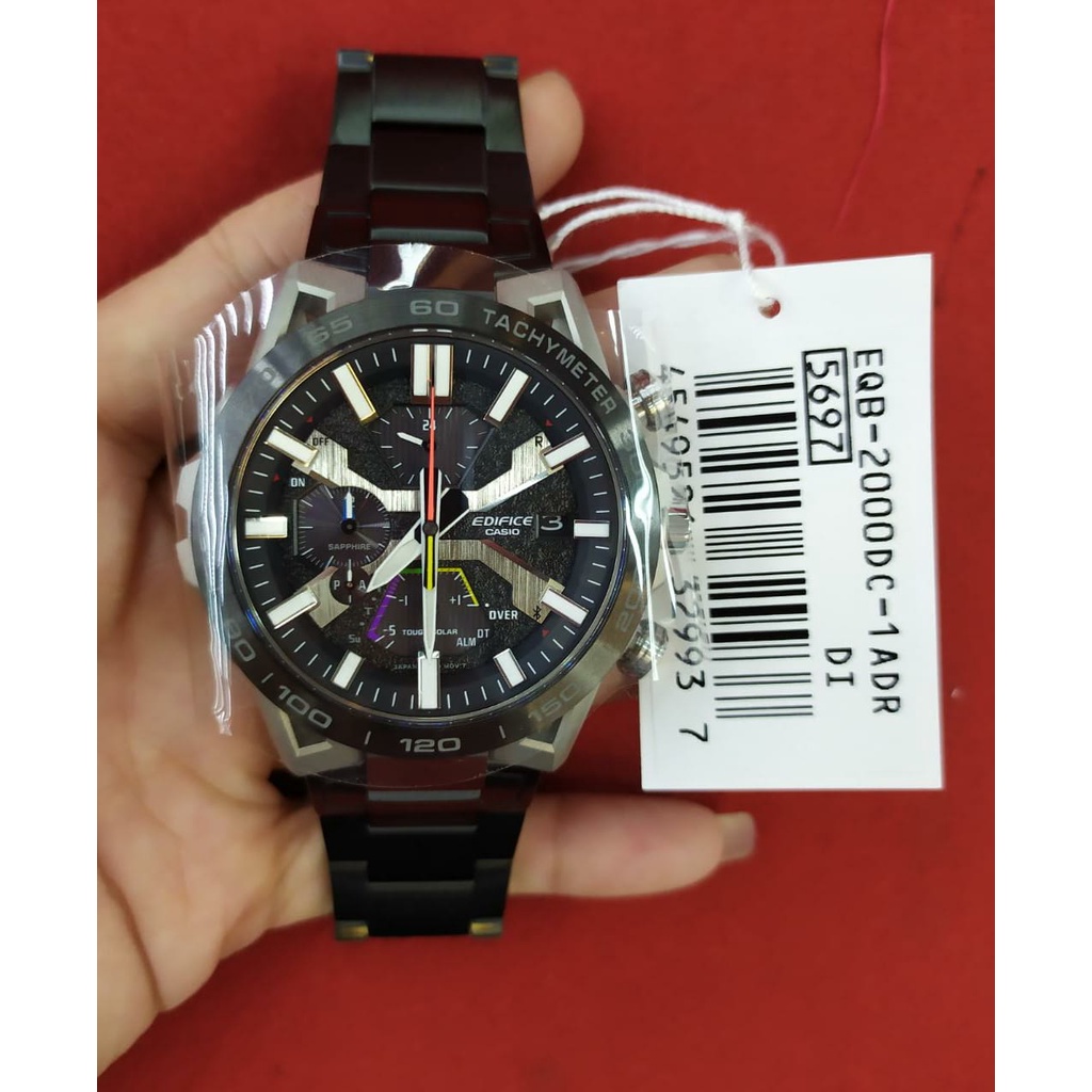 Jam Tangan Pria Casio Edifice EQB-2000DC-1ADR Original