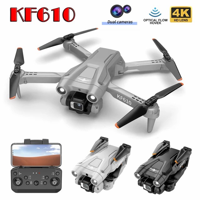 DRONE KF610/LSRC MINI4 DUAL CAMERA 4K ESC OPTICAL FLOW VS K101 MAX E99