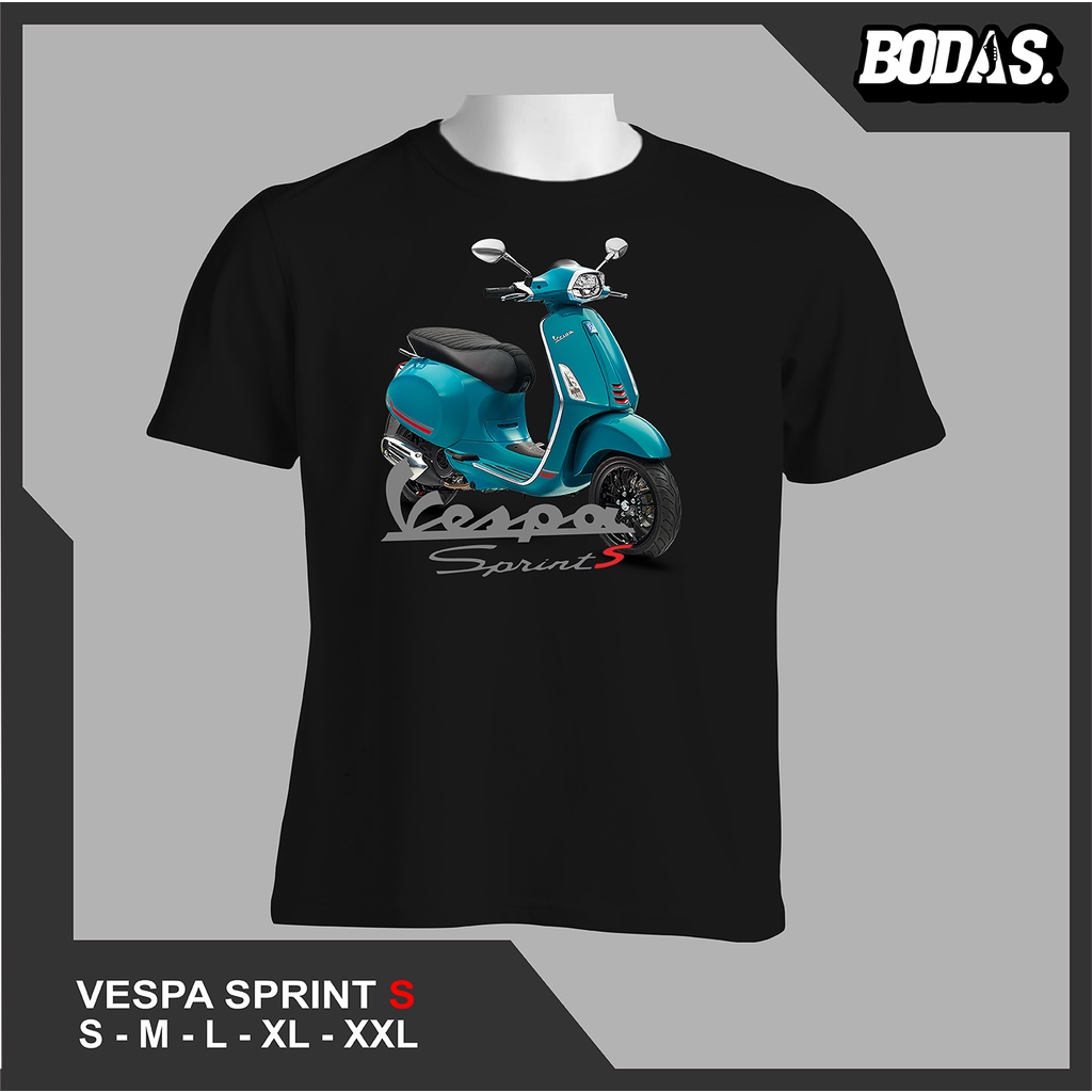 KAOS DISTRO OTOMOTIF MOTOR VESPA MATIC SPRINT S