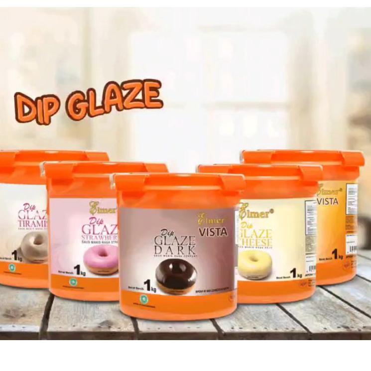 

♂ PROMO!! ELMER DIP GLAZE 1 KG SEMUA VARIAN ➦