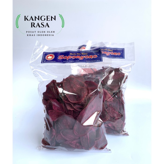 

✨NEW✨ -Keripik Telo Ketela Ubi Ungu Soponyono Malang- 1.1.23