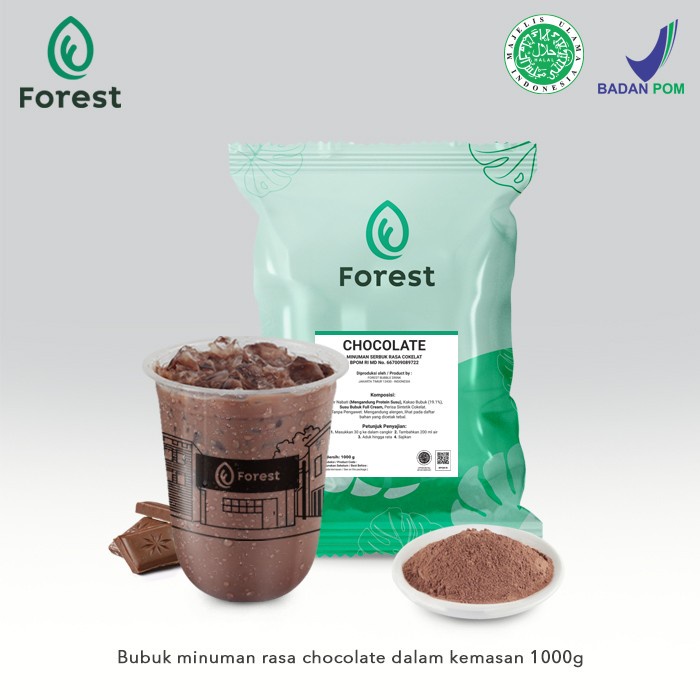 

[Powder Drink]Aneka Rasa Bubuk Minuman RICH CHOCOLATE Powder - FOREST Bubble Drink - BubbleWrap