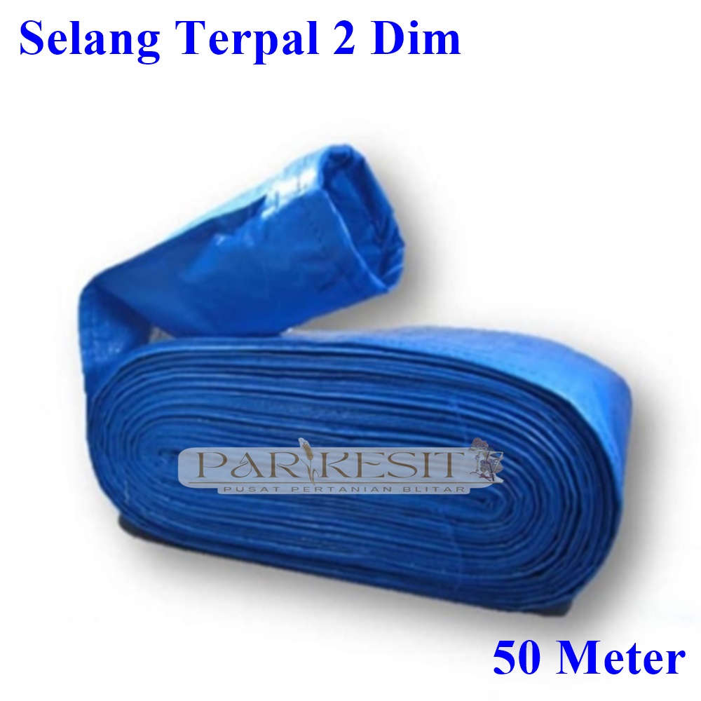 Selang Terpal Plastik 2 Dim 50 Meter